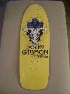 Zorlac John Gibson Pushead Pig Skateboard Deck Yel  