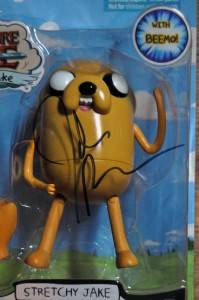 Adventure Time with Finn and Jake 5" Figure Jake Signed John DiMaggio Eccc  