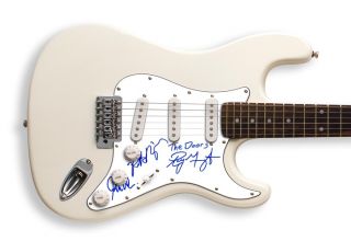 The Doors Signed Autographed Guitar by Krieger Densmore Manzarak  