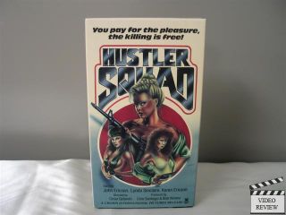 Hustler Squad VHS 1988 John Ericson Lynda Sinclaire 089859106507  