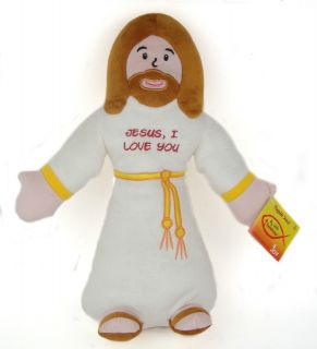 14 Huggable Jesus Doll Plush Toy Jesus I Love You Bible Verse John 3 16 Btm  