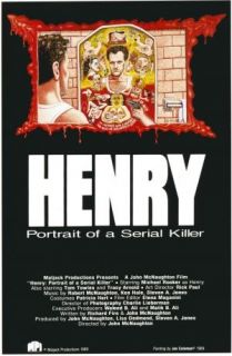 Henry Portrait of Serial Killer Orig Movie Poster 1986  