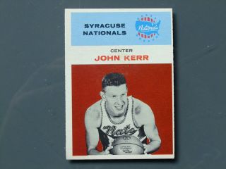 1961 Fleer basketball 25 JOHN KERR CENTER SUPER SHARP est NEARMINT  
