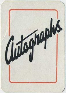 John L Lewis Labor Vintage 1945 Leister Autographs Game Card Trading Card  