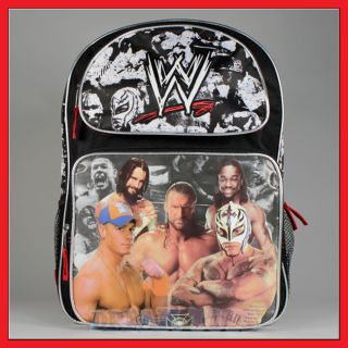 16" WWE Wrestling Backpack Smack Down Raw Boys Bag  