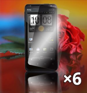Lot 6X Clear LCD Screen Protector Cover Film for HTC Sprint EVO Design 4G  