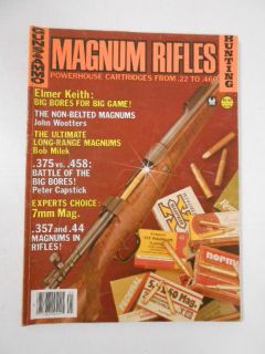 Guns Ammo Magazine 1980 Special Magnum Rifles H H vs Winchester 240 Weatherby  