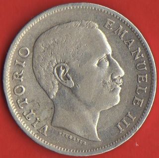 1 Lira 1906 Aquila Sabauda V Emanuele III 16  