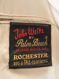 Vintage 60s Palm Beach Blazer Hunting Wool Tartan Plaid Suit Jacket Coat Sz 48  