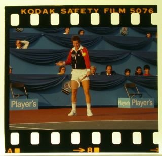 80's Original John McEnroe Colour Tennis Photo Slide  