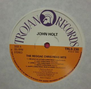 John Holt Vinyl LP The Reggae Christmas Hits UK TRLS 230 Trojan M  