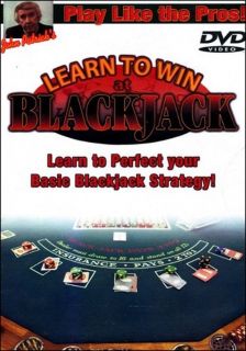 Play Like the Pros Learn to Win at Blackjack John Patrick Casino SEALED DVD  