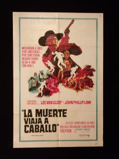 Da Uomo A Uomo Lee Van Cleef Spaghetti Western Argentine 1sh Poster 1967  