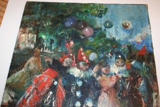 Jean Calogero Painting Carnival Paris Impressionist  