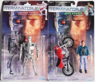 TERMINATOR 2 Techno Punch Terminator John Connor action figures Kenner 1991  