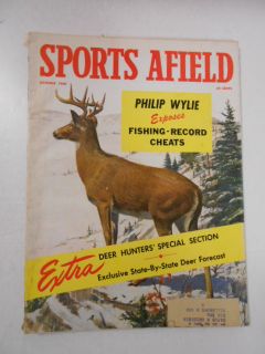 Sports Afield Magazine 1960 October John Scott Philip Wylie Byron Dalrymple  