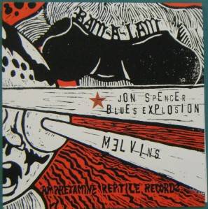 MELVINS JOHN SPENCER BLUES EXPLOSION BLACK BETTY 7 TRI COLOR VINYL RECORD 2011  
