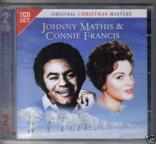 Johnny Mathis Connie Francis Christmas 2 CD's New  