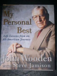 John Wooden Signed Autographed Book My Personal Best UCLA 2  