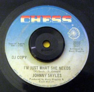 60s Soul R B 45 Johnny Sayles Lilly Mae I'M Just What She Needs Chess 2033  