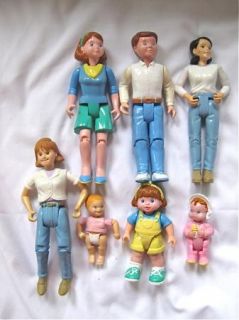 7 Fisher Price Loving Family People Children Babies  
