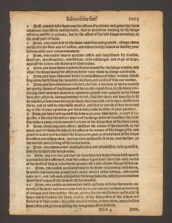 Early Printed Leaf from John Stow Annales from England 1592 by Barker at London  