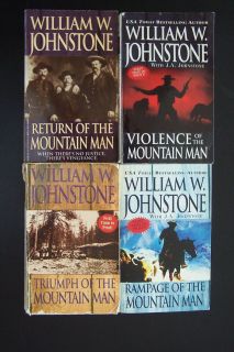William w Johnstone Mountain Man Book Series Lot 1  