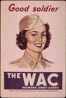WW2 Good Soldier Join WAC USA Women's Army Corp  