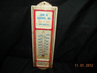 Vintage Thermometer John W Kerchner Inc Hides Tallow Seven Valleys Pa  