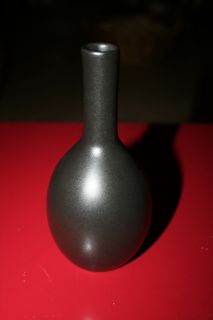 Jonathan Adler Vase Retro Eames Mid Century Era Matte Black Baby Bottle  