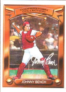Johnny Bench Hillshire Farms Kahns Cooperstown Collection Card CY682  
