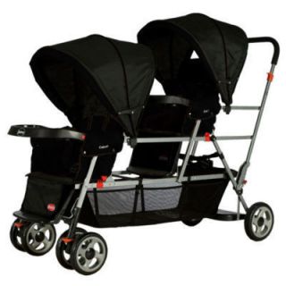 Joovy Big Caboose Black Triple Stroller Sit Stand Brand New In Box 2012  