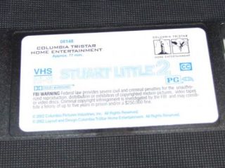 Stuart Little Stuart Little 2 VHS Movies  