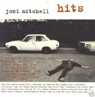 Joni Mitchell Hits Misses RARE Promo Sampler CD  