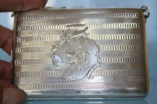 An Amazing Antique Solid Silver Large Purse HM Chester 1909 113 4G  