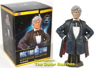 Dr Who Masterpiece Collection Jon Pertwee THE THIRD 3rd DOCTOR Maxi Bust Statue  