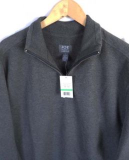 Joseph Abboud L Gray Pullover Sweater Knit Shirt Cotton Shirt Men'S  