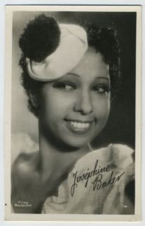 Josephine Baker Nude Black Dancer 1920 Photo Postcard E  