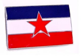 YUGOSLAVIA FLAG Zastava SFRJ Josip Broz TITO Limited Edition BELT BUCKLE RARE  