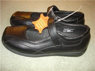 Josmo Black Leather School Uniform Shoes Mary Jane Girls Size 5  