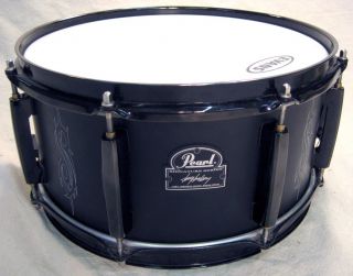 Pearl Joey Jordison Signature Snare Drum 6 1 2 x13 Nice shape new Evans head  