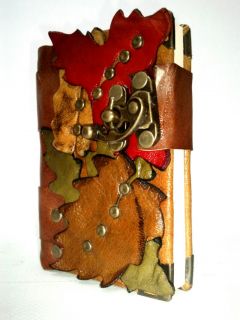 Handmade Steampunk Leather Bound Journal Notebook Sketchbook 2  