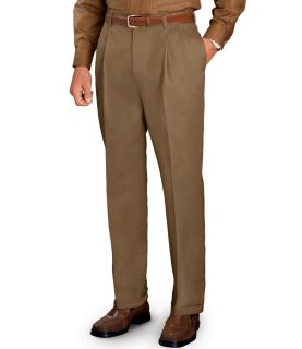 Jos A Bank Mens Factory Store Performance Pleated Tailored Fit Pants  