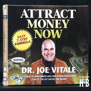 NEW ATTRACT MONEY NOW Dr Joe Vitale 4 CDs Law of Attraction Success  
