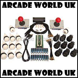 Arcade Joysticks Buttons Kit with IPAC2 Wiring  