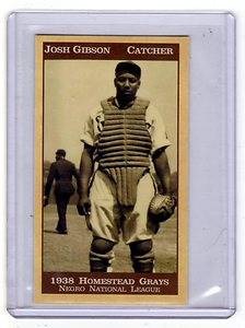 1938 Josh Gibson Homestead Grays Mint Condition $10 Book Value  