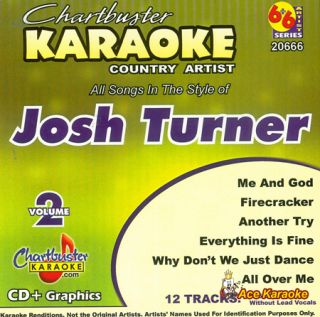 Chartbuster Karaoke 6x6 CDG CB20666 Josh Turner  