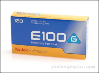 5 Rolls Kodak E100G 120 Color Trans Slide Film  