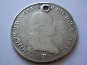 Joseph II 1788 Holy Roman Emperor Thaler Silver Coin  