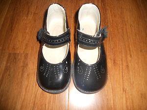Girls Toddler Mary Jane Josmo Black Shoes Size 8 European 24  